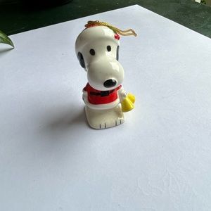 Vintage Peanuts Carrying Bells Ringer Holiday Snoopy Christmas Ornament, 1958